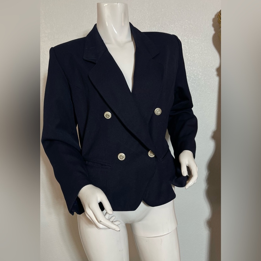 Connie Midnight Blue Double-Breasted Blazer